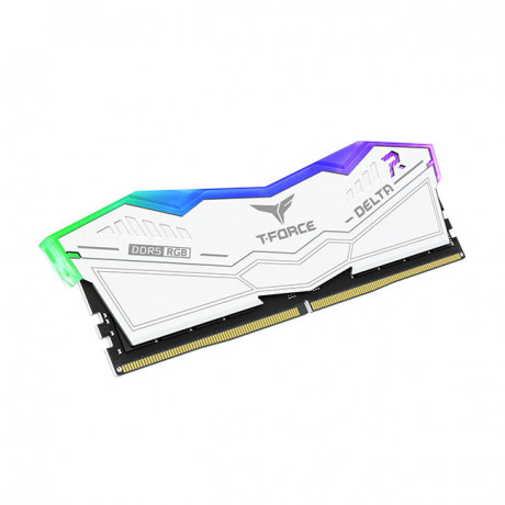 Team T-Force DELTA RGB White 32GB 2x16GB 5200Mhz DDR5 CL40 Gaming Ram (FF4D532G5200HC40CDC01)
