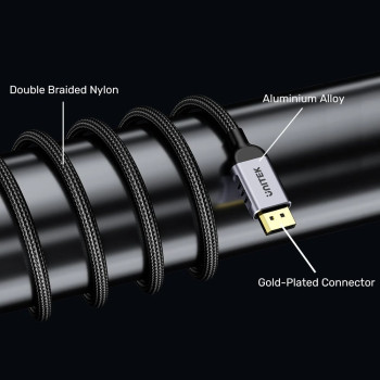 UNITEK DISPLAY PORT 2.1 %100 BAKIR 1.5MT 16K&60Hz (C1626GY01-1.5M)